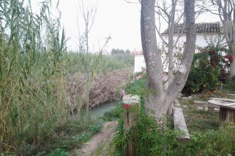 señal sobre el camino en molina de segura