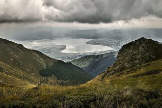 Paisaje lluvioso