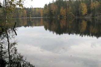 Paisaje con lago